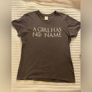 M Game of Thrones T Shirt A Girl Has No Name